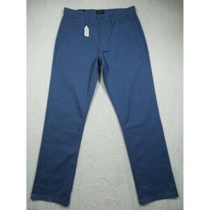 Brixton Pants Mens Size 32 Blue Chino Choice Standard Fit Straight Leg NWT